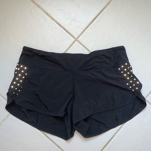 Black lululemon speed up shorts VINTAGE